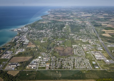 Aerial view of Port Hope